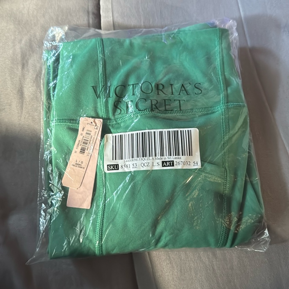 green L / G leggings Short / Taille courte